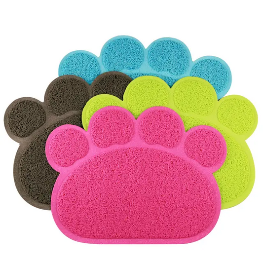 Cat Litter Mat Paw Shaped Cat