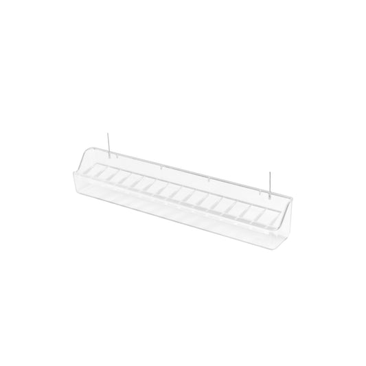 Long feeder with clear wire