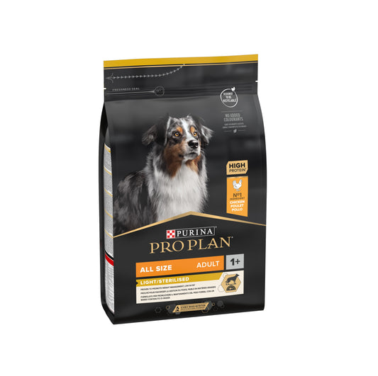 Pro Plan All Size Adult Light Sterilised Dry Dog food with Chicken