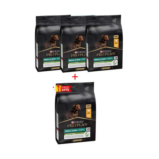 Pro Plan Small & Mini Puppy Healthy start with Chicken Buy 3 Get 1 Free