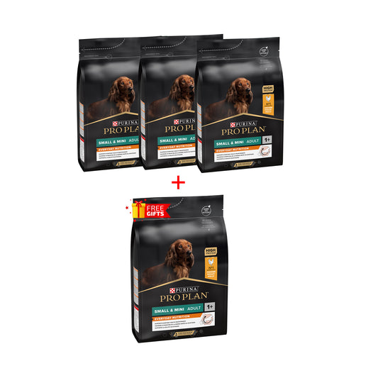 Pro Plan Small and Mini Adult Everyday Nutrition with Chicken Buy 3 Get 1 Free