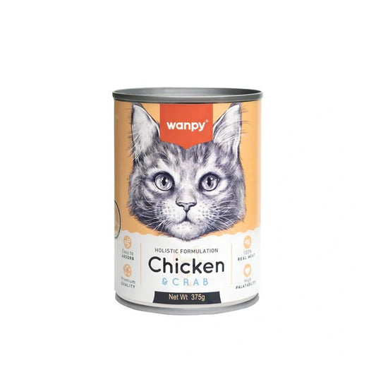 Wanpy Wet Food Canned Chicken & Crab