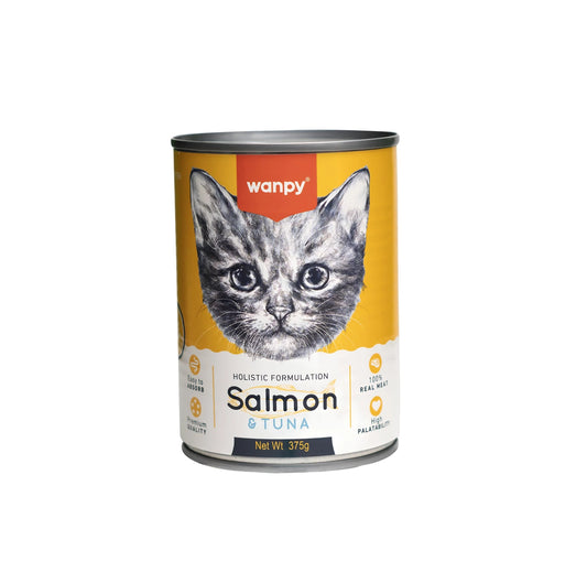 Wanpy Wet Food Canned Salmon & Tuna