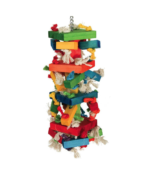 K- Wooden toy for parrot