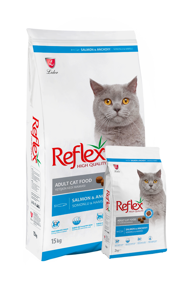 Reflex COMPLETE AND BALANCED ADULT CAT FOOD WITH SALMON & ANCHOVY