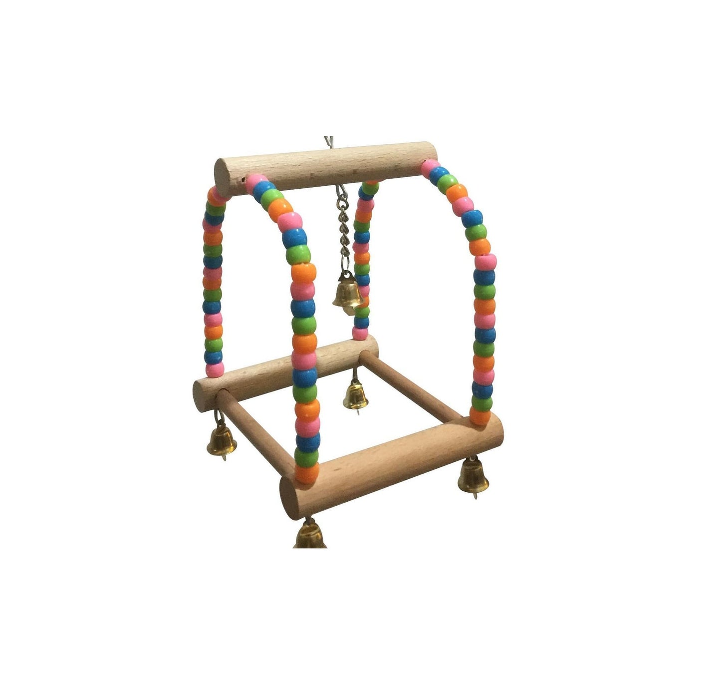 E- Wooden toy for parrot