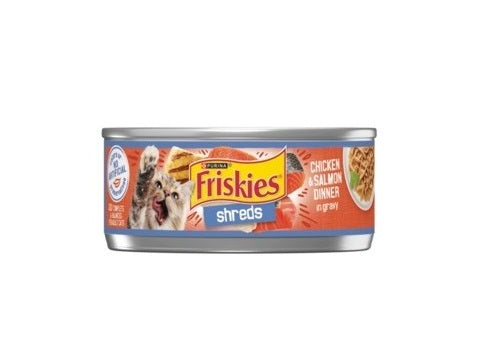 Friskies Chicken & Salmon Dinner in gravy