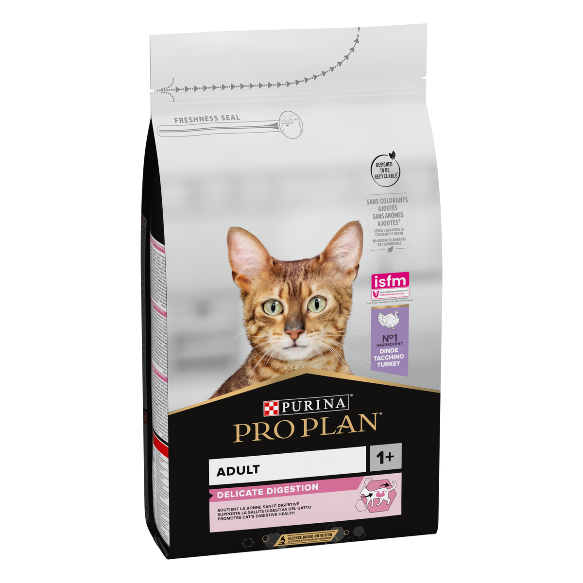 Pro Plan Adult Delicate Digestion Dry Cat Food with Turkey
