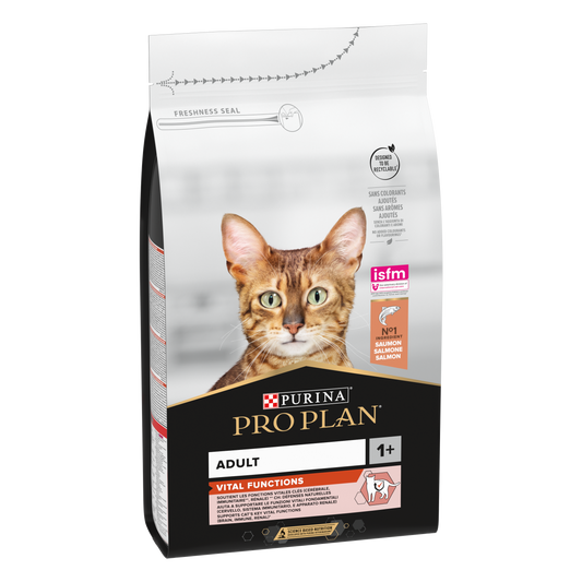 Pro Plan Adult Vital Functions Dry Cat Food with Salmon