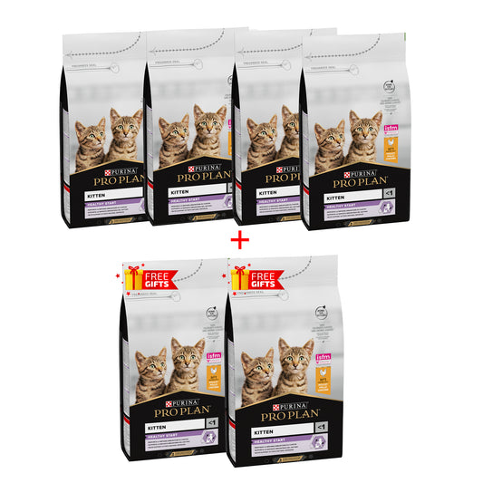 Pro Plan Kitten Healthy Start Dry Cat Food with Chicken Buy 4 Get 2 Free