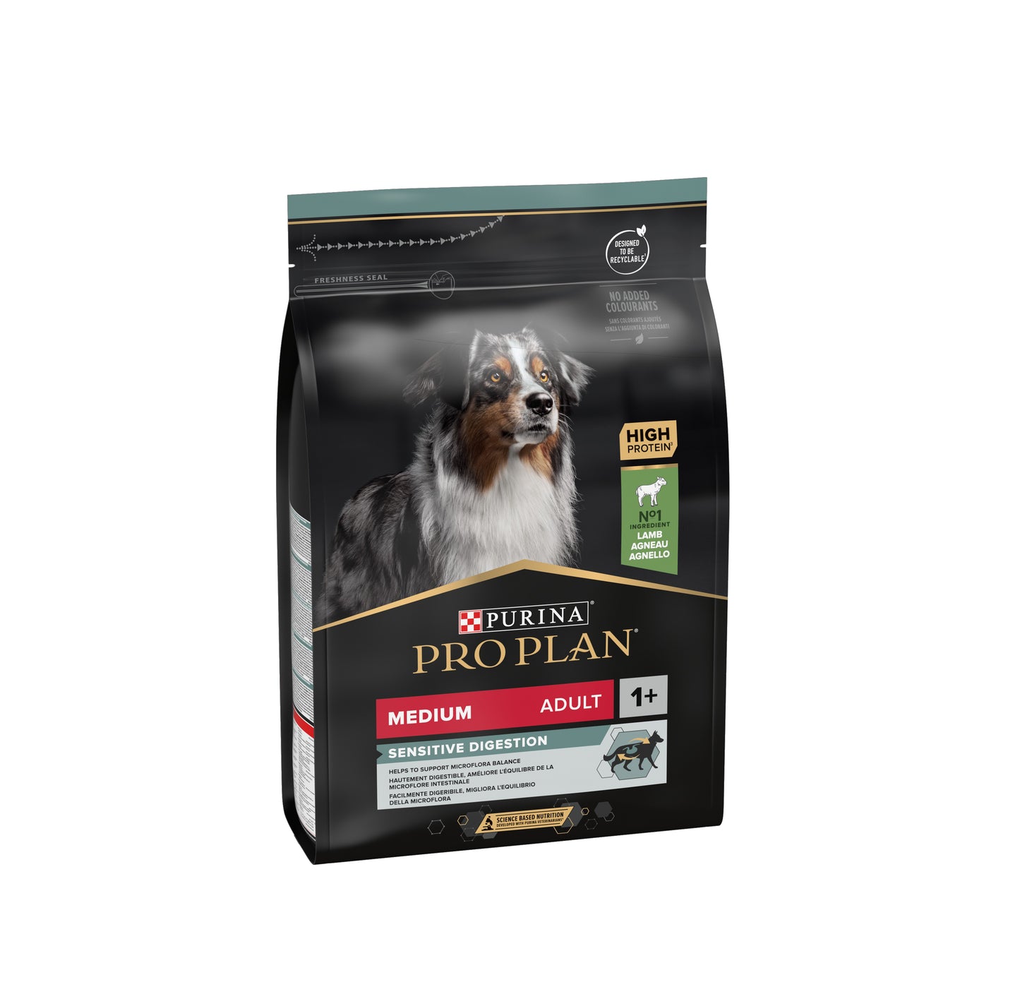 Pro Plan Sensitive Digestion Medium Adult, Dry Dog food with Lamb