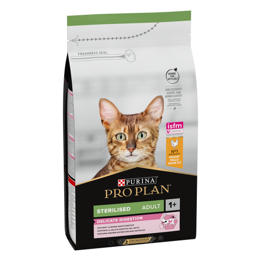 Pro Plan Sterilised Adult Delicate Digestion Dry Cat Food with Chicken