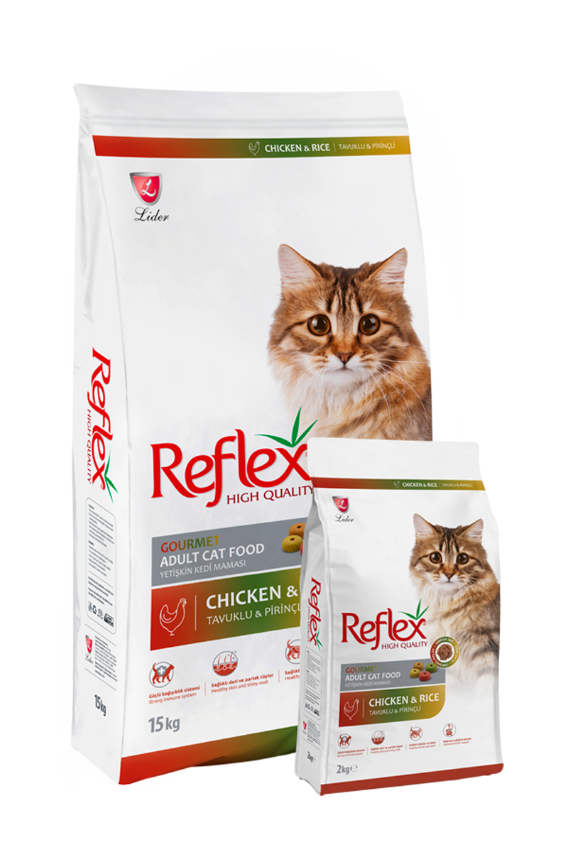 Reflex Multi Colour Adult Cat Food with Chicken