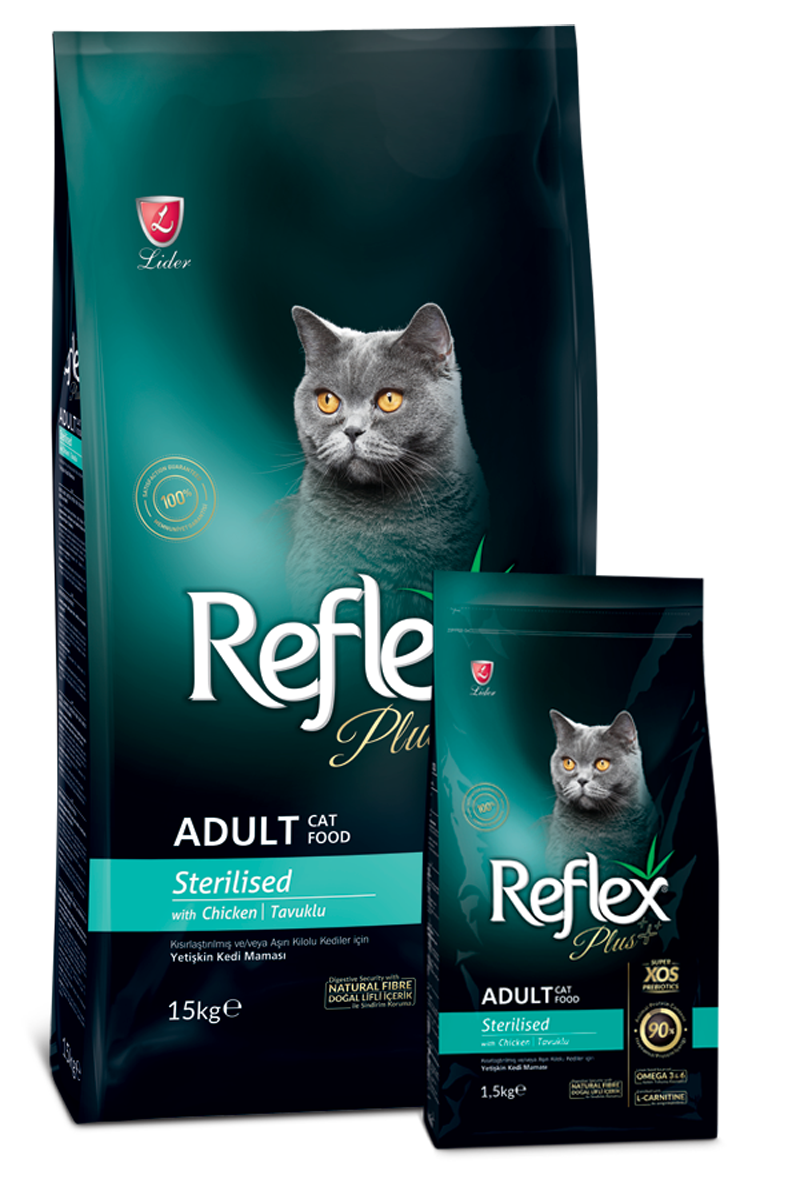 Reflex Plus Sterilised Adult Cat Food with Chicken