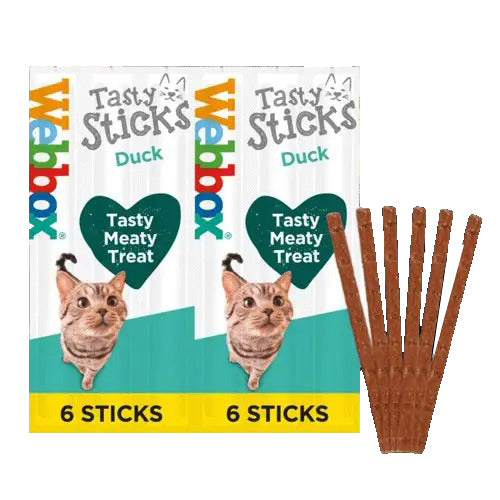Webbox Tasty Sticks Duck Cat Treats