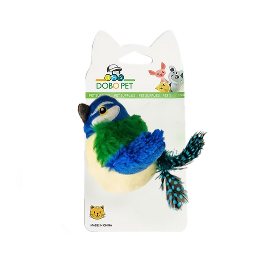cat toy in the shape of a bird