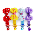 bowknot collar with bell