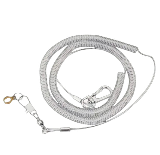 Foot rope for bird flight training