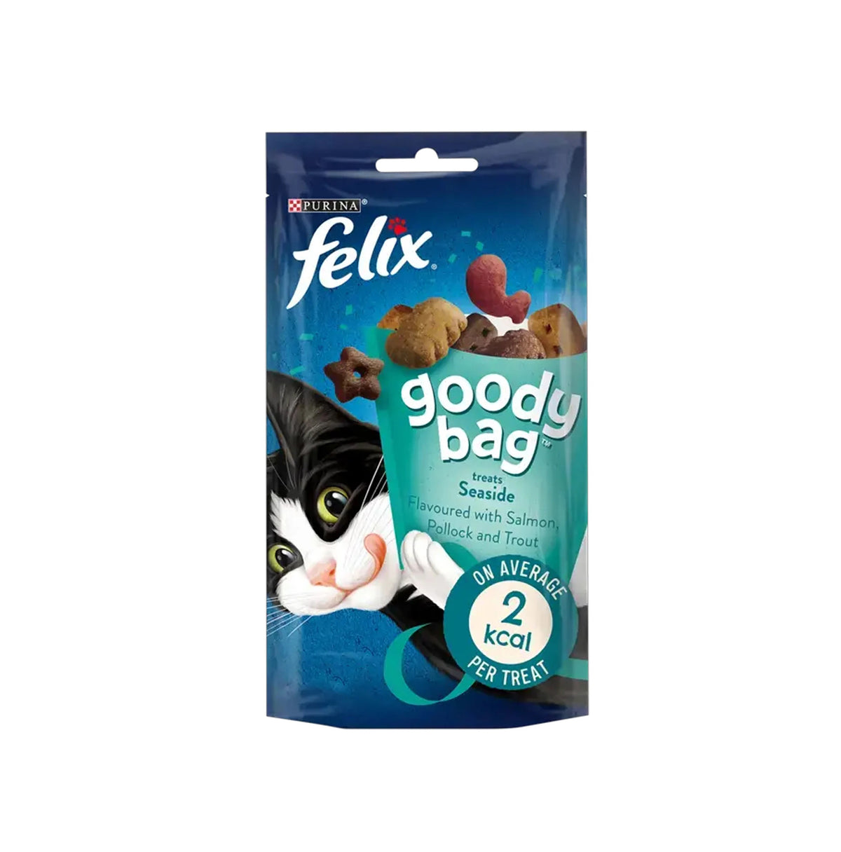 Flex Goody Bag Cat Treats  with salmon,pollock and trout