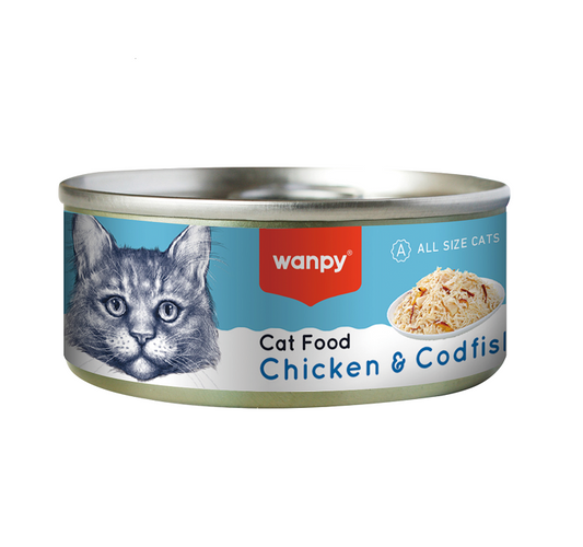 wanpy wet food chicken&Codfish