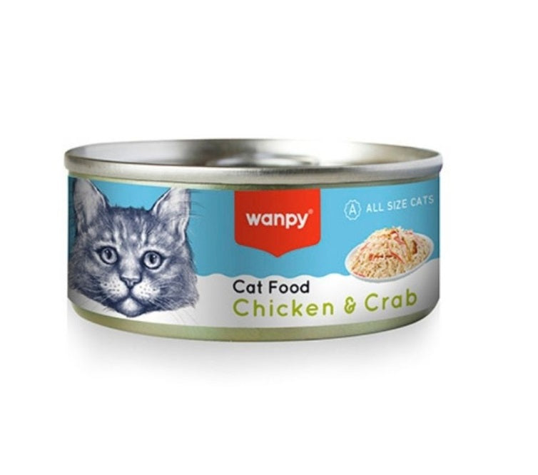 wanpy wet food chicken&Crab