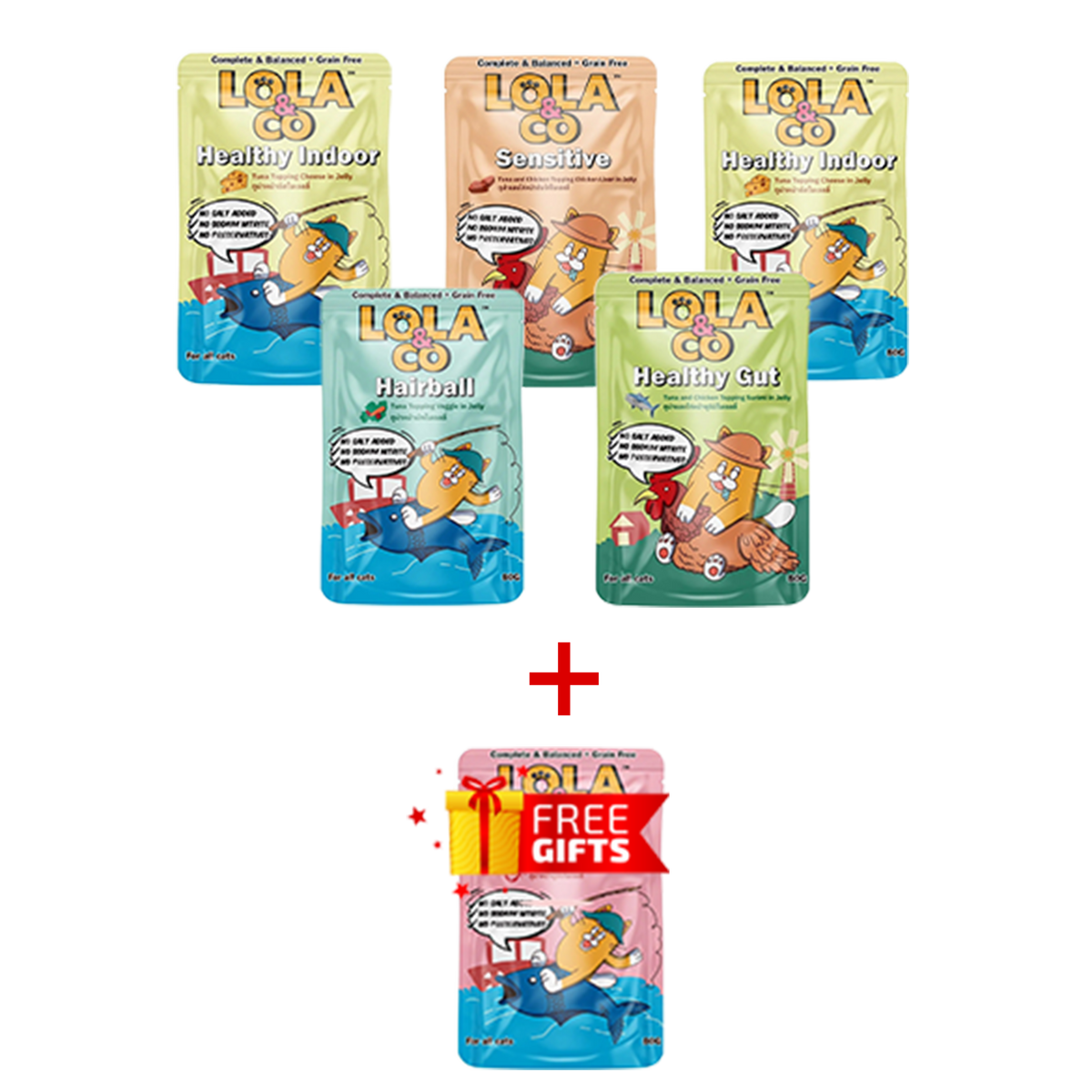 lola&co buy 5 get 1 free