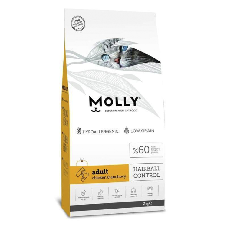 Molly Adult Hairball Chicken And Anchovy