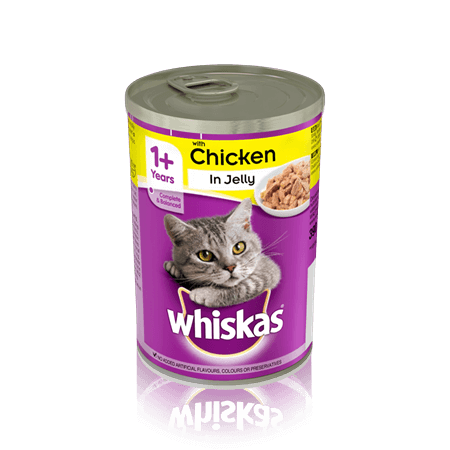 Whiskas cat 2025 food in jelly